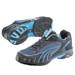 Puma Safety Shoes Fuse Motion Blue Wns Low S1 HRO, Puma 642820-256 Damen Espadrille Halbschuhe, Schwarz (schwarz/blau 256), EU 42 - 1